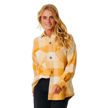 RIP CURL LA ISLA FLANNEL SHIRT GOLD