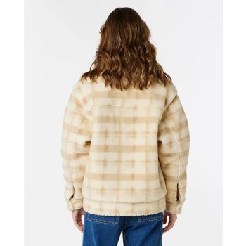 RIP CURL SUNRISE SESSION SHERPA JACKET BEIGE