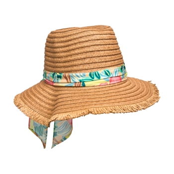 RIP CURL OCEANS PANAMA HAT BRIGHT ORANGE