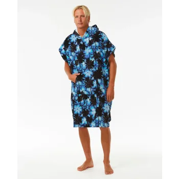 RIP CURL COMBO HOODED TOWEL BLUE YONDER