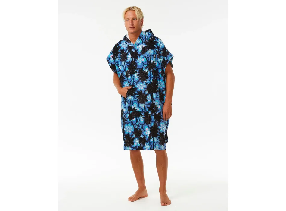 RIP CURL COMBO HOODED TOWEL BLUE YONDER