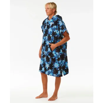 RIP CURL COMBO HOODED TOWEL BLUE YONDER