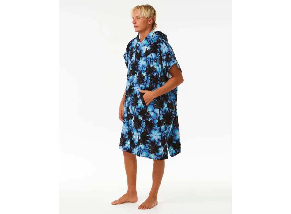 RIP CURL COMBO HOODED TOWEL BLUE YONDER