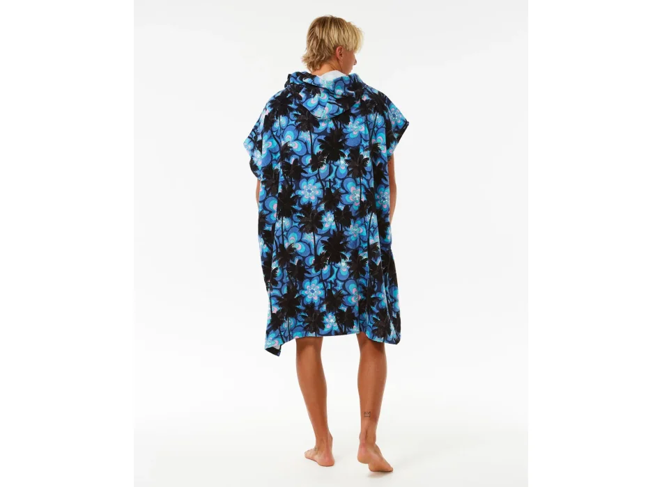 RIP CURL COMBO HOODED TOWEL BLUE YONDER