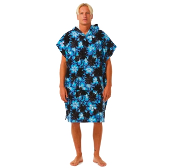 RIP CURL COMBO HOODED TOWEL BLUE YONDER