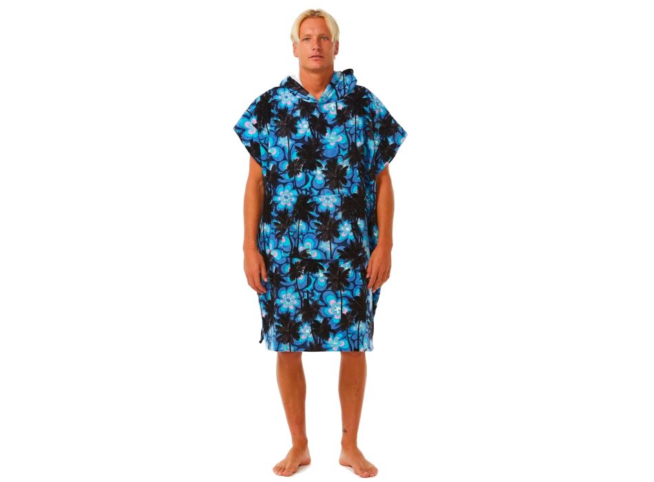 RIP CURL COMBO HOODED TOWEL BLUE YONDER