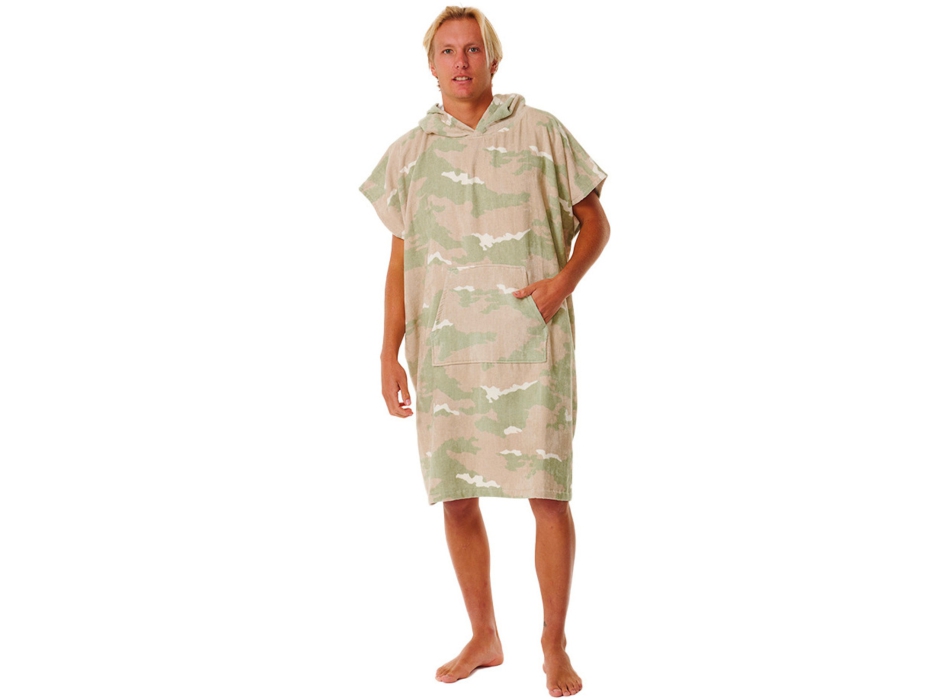 RIP CURL COMBO HOODED TOWEL SAGE