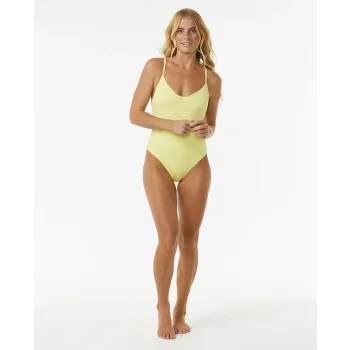 RIP CURL PREMIUM SURF CHEEKY ONE PIECE BRIGHT YELLOW