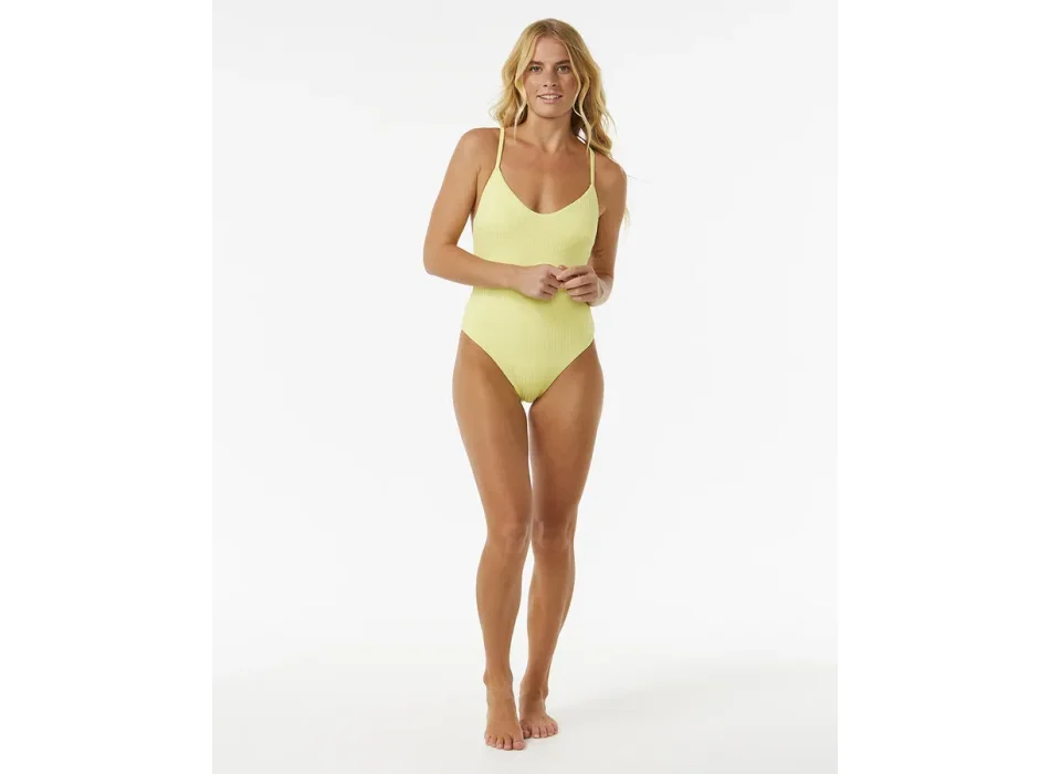 RIP CURL PREMIUM SURF CHEEKY ONE PIECE BRIGHT YELLOW