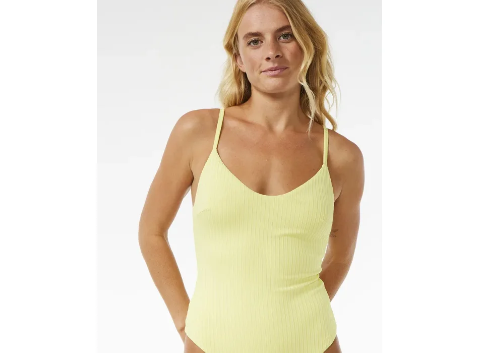 RIP CURL PREMIUM SURF CHEEKY ONE PIECE BRIGHT YELLOW