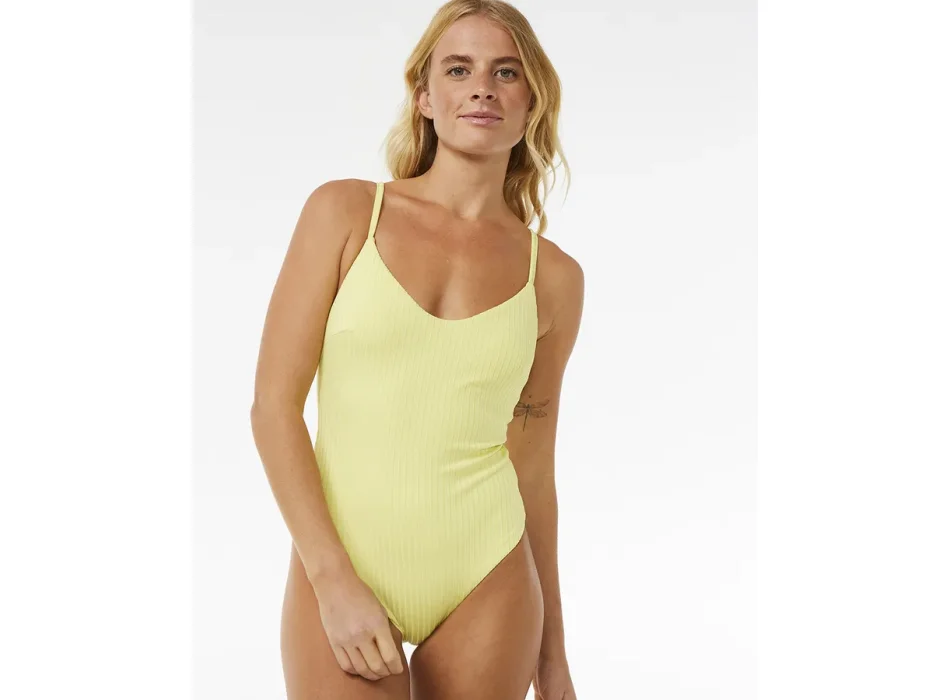 RIP CURL PREMIUM SURF CHEEKY ONE PIECE BRIGHT YELLOW