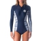 RIP CURL G BOMB SURFSUIT LONG SLEEVE FRONT ZIP UPF 50+