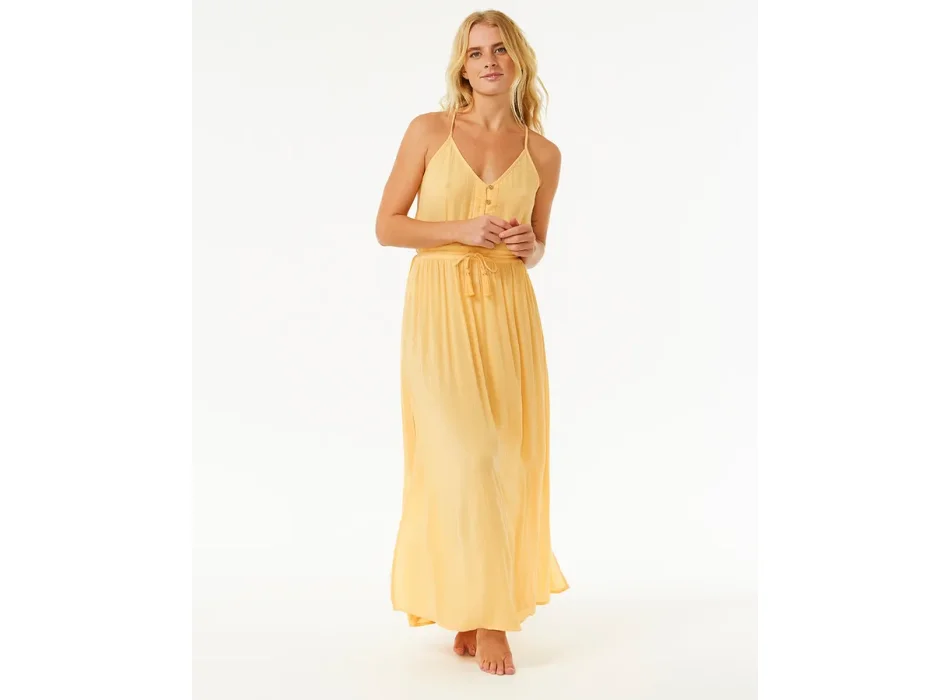 RIP CURL CLASSIC SURF MAXI DRESS ORANGE