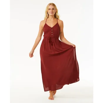 RIP CURL CLASSIC SURF MAXI DRESS PLUM