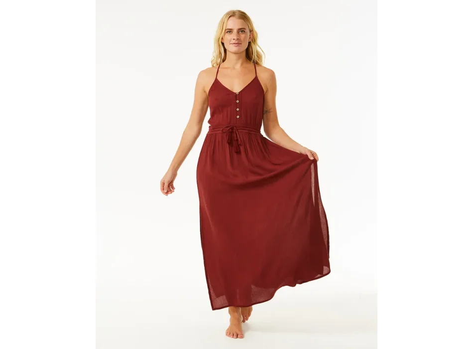 RIP CURL CLASSIC SURF MAXI DRESS PLUM