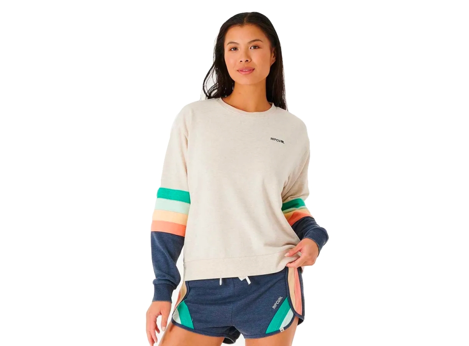 RIP CURL SURFBREAK CREW OATMEAL MARLE