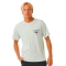 RIP CURL FADE OUT ICON TEE LIGHT GREEN