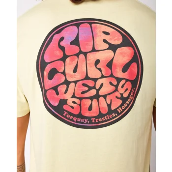 RIP CURL PASSAGE SHORT SLEEVE TEE BLACK