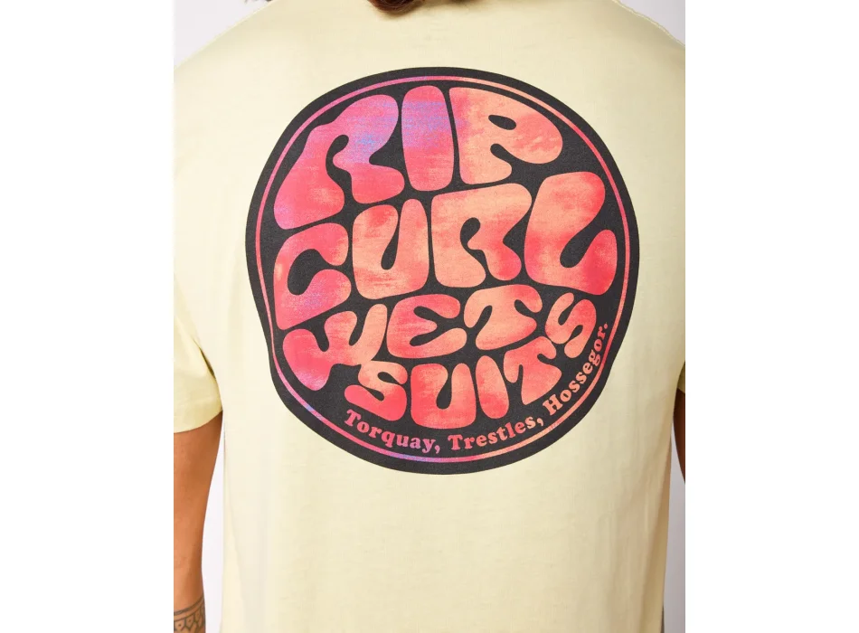 RIP CURL PASSAGE SHORT SLEEVE TEE BLACK