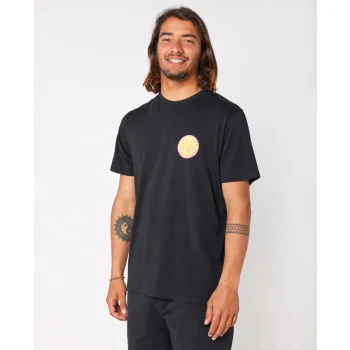 RIP CURL PASSAGE SHORT SLEEVE TEE BLACK