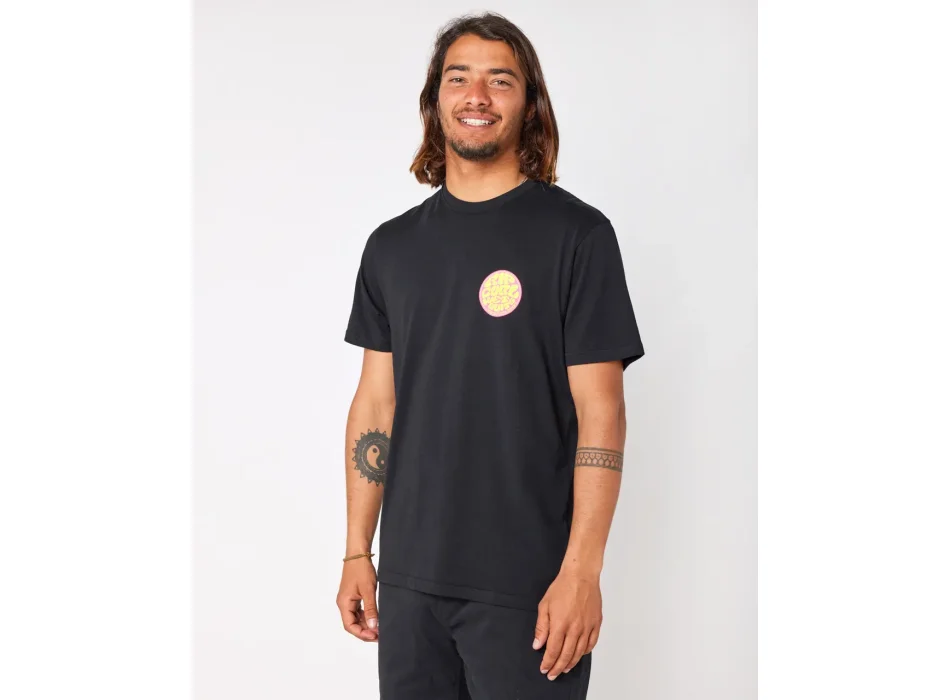 RIP CURL PASSAGE SHORT SLEEVE TEE BLACK