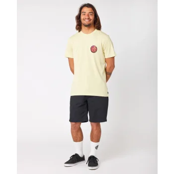 RIP CURL PASSAGE SHORT SLEEVE TEE BLACK