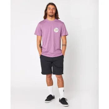 RIP CURL PASSAGE SHORT SLEEVE TEE DUSTY PURPLE