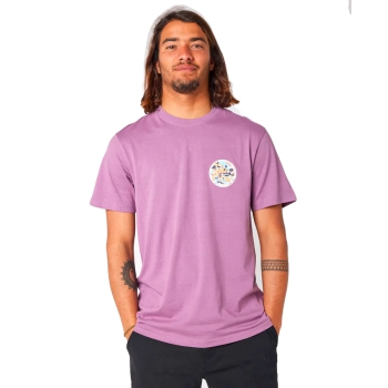 RIP CURL PASSAGE SHORT SLEEVE TEE DUSTY PURPLE