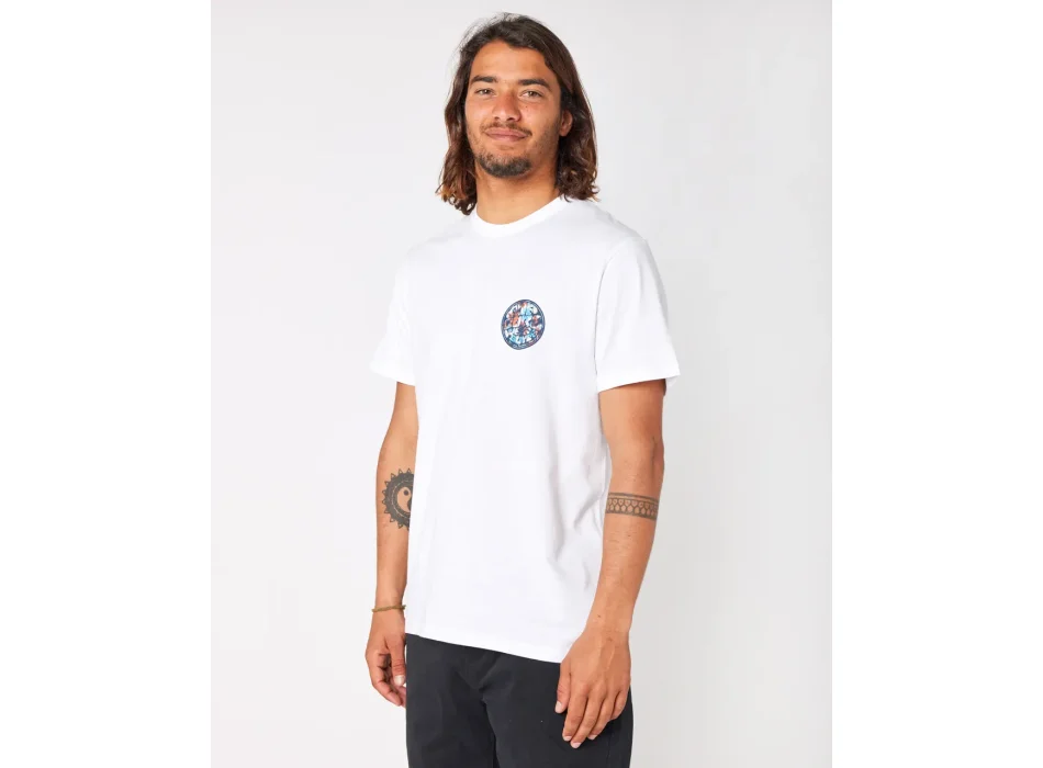 RIP CURL PASSAGE SHORT SLEEVE TEE WHITE