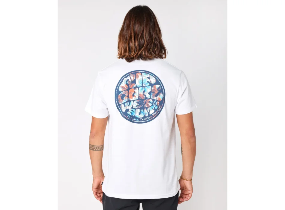 RIP CURL PASSAGE SHORT SLEEVE TEE WHITE