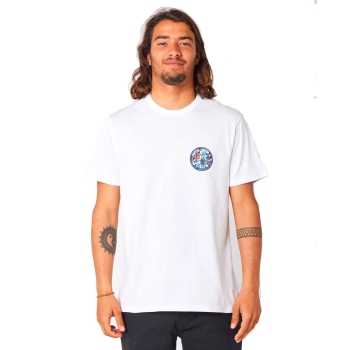 RIP CURL PASSAGE SHORT SLEEVE TEE WHITE