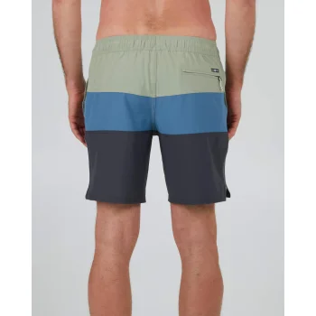 SALTY CREW BEACONS 2 ELASTIC BOARDSHORTS 18" DUSTY SAGE