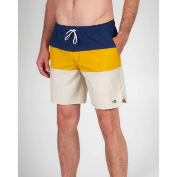 SALTY CREW BEACONS 2 ELASTIC BOARDSHORTS 18" MANGO