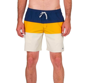 SALTY CREW BEACONS 2 ELASTIC BOARDSHORTS 18" MANGO