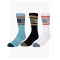 SALTY CREW BEACONS SOCK 3 PACK SET