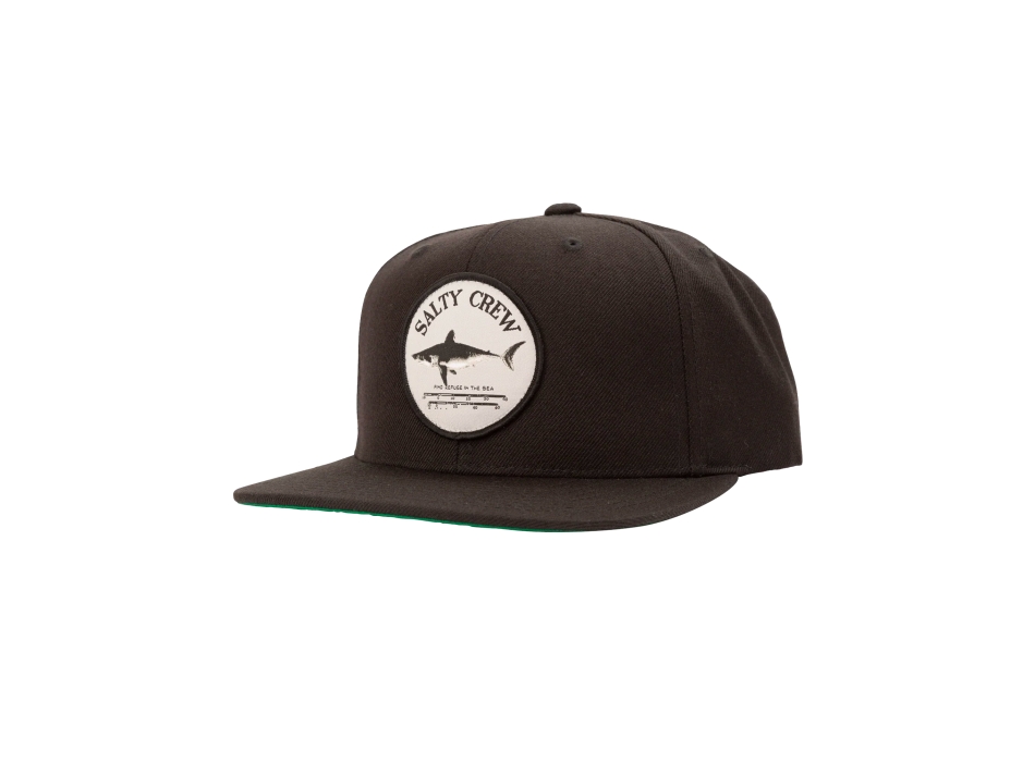 SALTY CREW BRUCE TRUCKER 6 PANEL BLACK