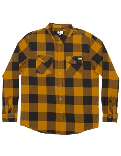 Salty Crew Stay Golden Crop Flannel