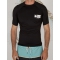 SALTY CREW SHELTER RASHGUARD BLACK