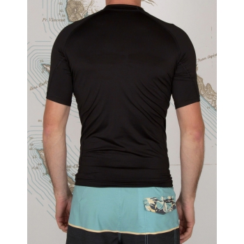 SALTY CREW SHELTER RASHGUARD BLACK