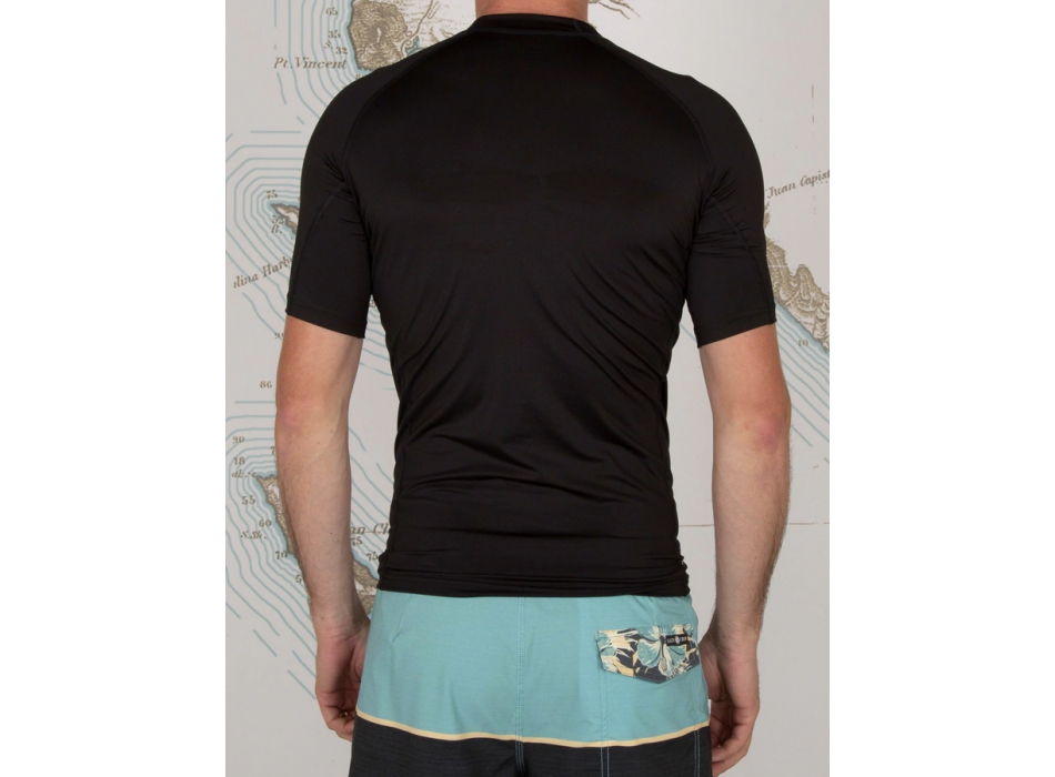 SALTY CREW SHELTER RASHGUARD BLACK