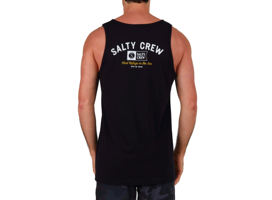 SALTY CREW SURF CLUB BLACK TANK 