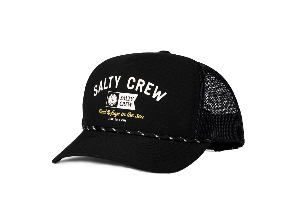 SALTY CREW SURF CLUB TRUCKER BLACK