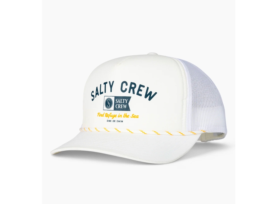 SALTY CREW SURF CLUB TRUCKER WHITE