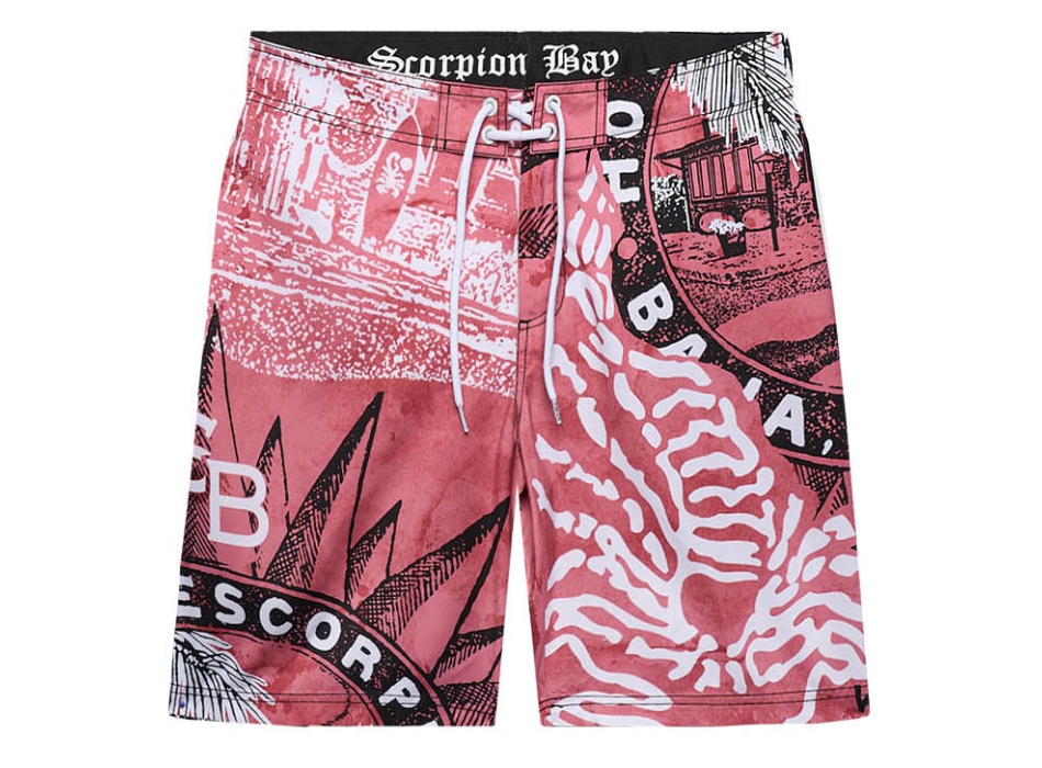 SCORPION BAY BOARDSHORTS MEXICO COLOR CORAL