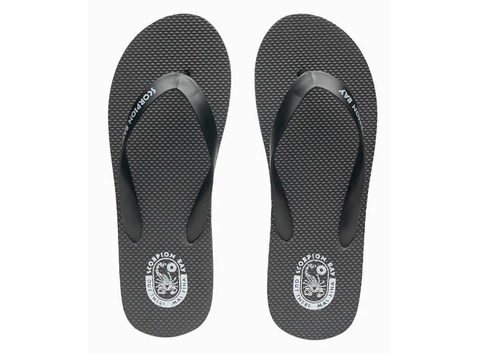 SCORPION BAY FLIP FLOP COTTON BEACH CHARCOAL WHITE