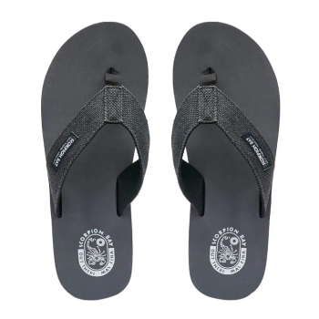 SCORPION BAY FLIP FLOP COTTON STREET CHARCOAL WHITE