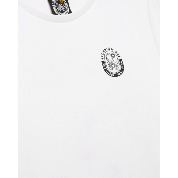 SCORPION BAY T-SHIRT LOGO Y FUEGO WHITE