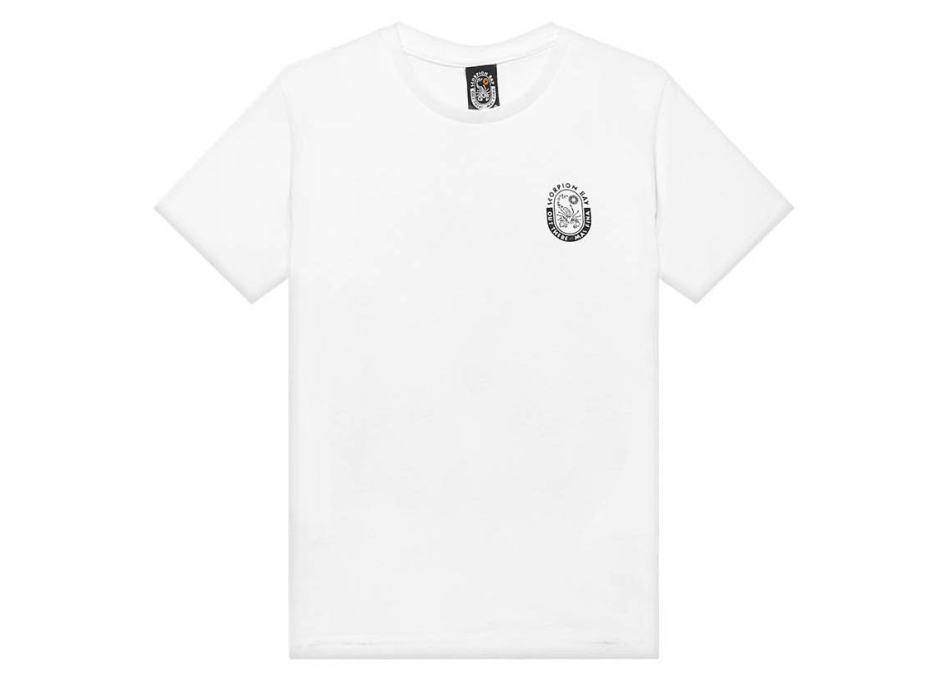 SCORPION BAY T-SHIRT LOGO Y FUEGO WHITE