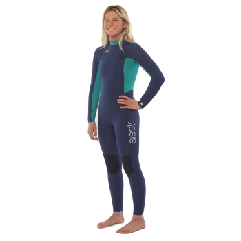 SISSTREVOLUTION SEVEN SEAS YOUTH 4/3 CHEST FULL WETSUIT STRONG BLUE