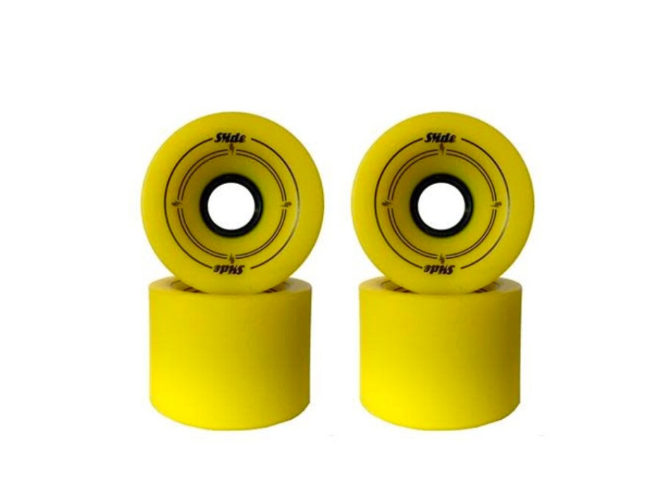 SLIDE WHEELS SURFSKATE 70MM 78A LIME